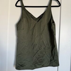 NWT Olive Green V-Neck Women's Tank